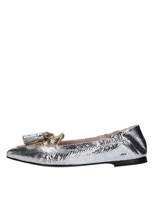 Ballerine in pelle FABI | FD7983B MINI VIPERARGENTO-ORO